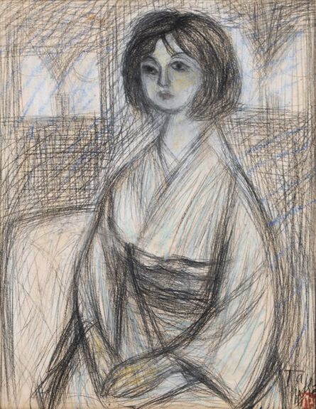 Hayashi Takeshi, ‘Girl (Sketch)’, Post-war 