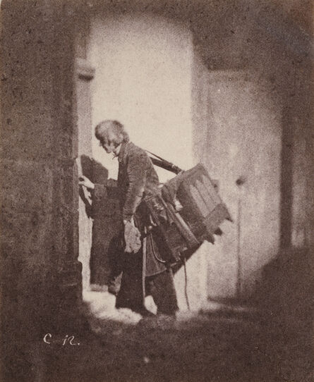 Charles Nègre, ‘Organ Grinder at 21, quai Bourbon, Ile Saint-Louis, Paris’, 1853