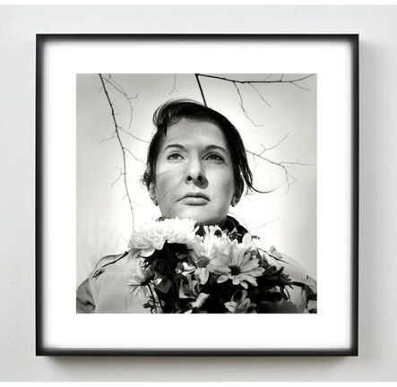 Marina Abramović, ‘Portrait with Flowers’, 2009