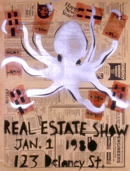 Becky Howland, ‘Real Estate Show Poster (Happy New Year_ ’, 1979
