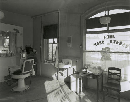 George Tice, ‘Joe's Barber Shop, Paterson, New Jersey’, 1970
