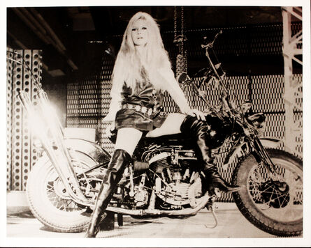 Russell Young, ‘Brigitte Bardot on a bike’