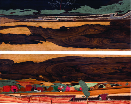 Sebastián Gordín, ‘Amanece en las trincheras (Díptico) / Sunrise in the trenches (Diptych)’, 2011