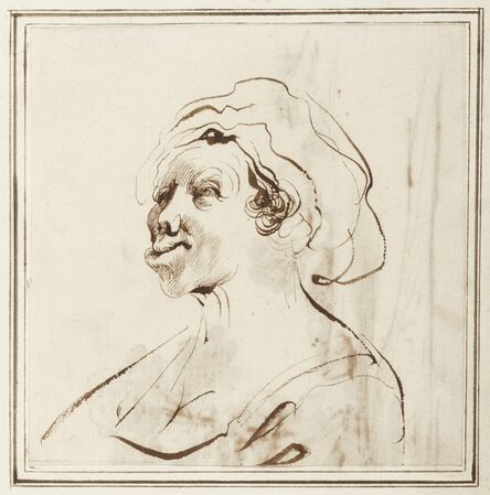 Guercino, ‘Woman with Deformed Lips’, 1630s-40s