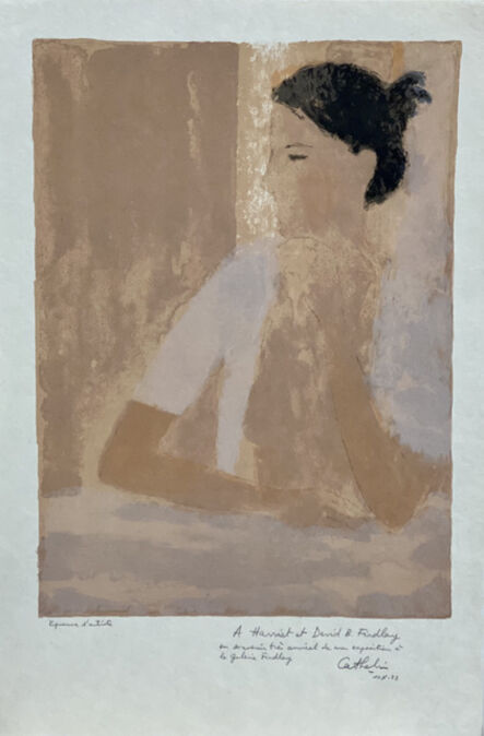 Bernard Cathelin, ‘Nu au casaquin blanc’, 1973