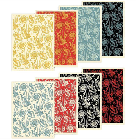 Shepard Fairey, ‘Sedation in Bloom (Full set of 8 Prints)’, 2021