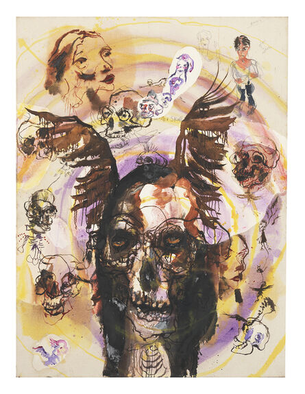 Brad Kahlhamer, ‘Small Skull Vortex’, 2006