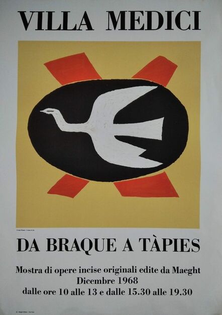 Georges Braque, ‘Villa Medici - Da Braque a Tàpies. Mostra di opere incise originali edite da Maeght. Dicembre 1968’, 1968