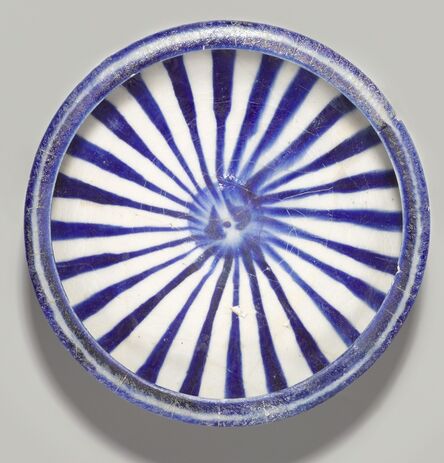 ‘Blue and White Bowl with Radial Design’, 13th century