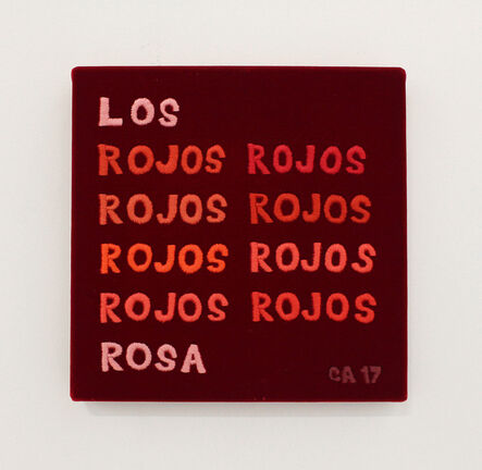 Carlos Castro Arias, ‘Los rojos’, 2017