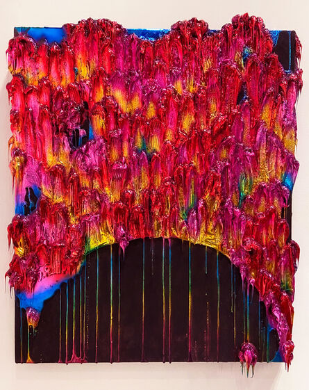 John Monn, ‘Atheris Painting (Bubblegum)’, 2020