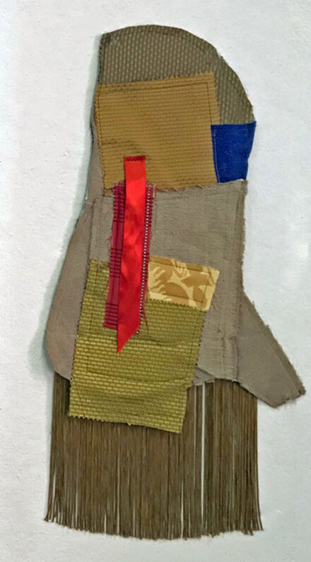 Mary McFerran, ‘small quilt with fringe’, 2020
