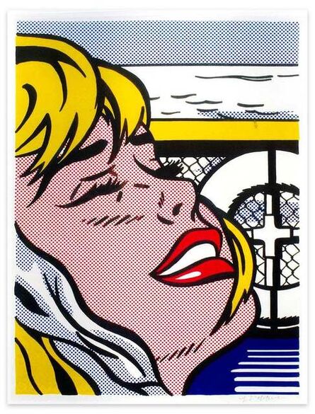 Roy Lichtenstein, ‘Shipboard Girl - Original Lithograph by Roy Lichtenstein - 1965’, 1965