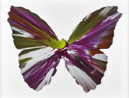 Damien Hirst, ‘Butterfly Spin Painting purple’, 2009
