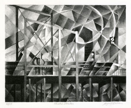 August Mosca, ‘Elevated Structure’, ca. 1950