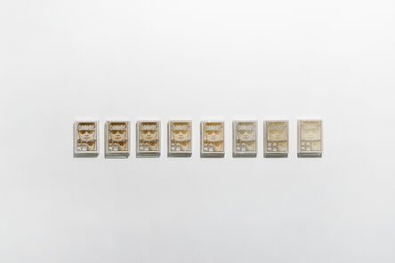 Luis Molina-Pantin, ‘Untitled (8 ccopies of "Carlos, el chacal venezolano" in gradient)’, 2011