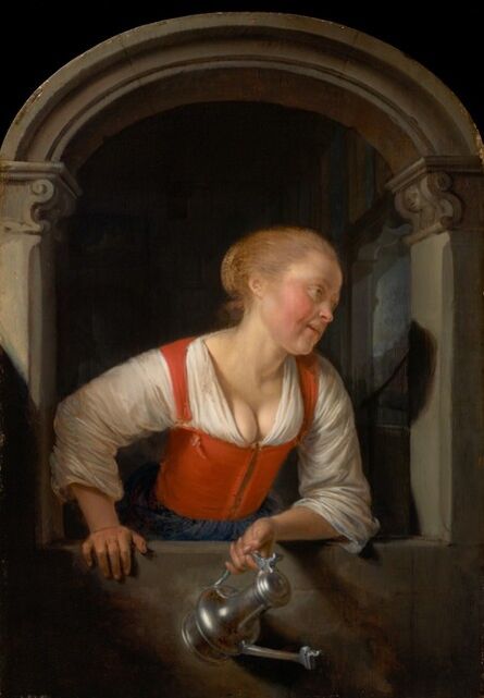 Gerrit Dou, ‘Girl at a Window’, ca. 1655