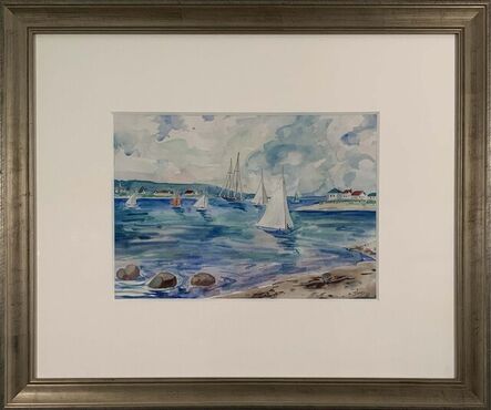 Lois Mailou Jones, ‘Vineyard Haven Harbor’, 1933