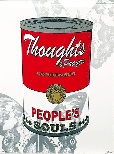 Rubem Robierb, ‘Thoughts & Prayers (Soup Can)’, 2018