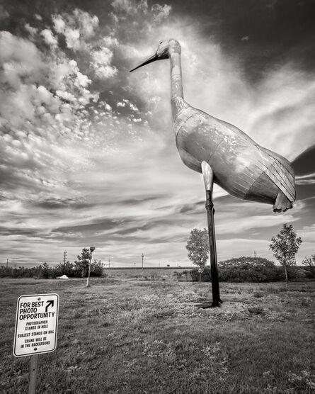 John Custodio, ‘World’s Largest Sandhill Crane, Steele, North Dakota’