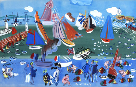 Raoul Dufy, ‘The Visit of the English Squadron to Le Havre’, ca. 1925