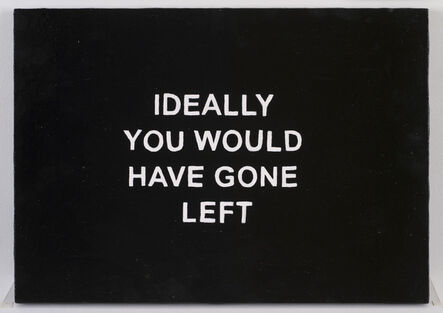 Laure Prouvost, ‘IDEALLY YOU WOULD HAVE GONE LEFT’, 2016