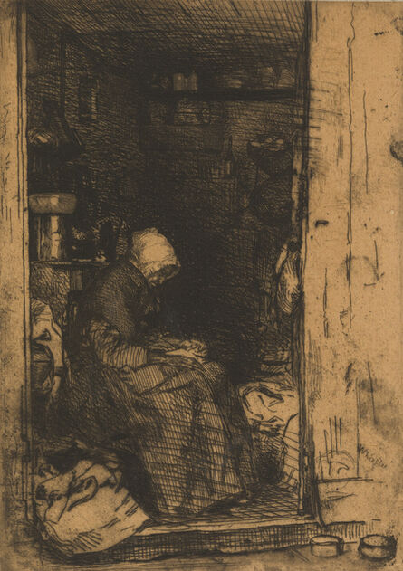 James Abbott McNeill Whistler, ‘La Vieille Aux Loques’, 1858