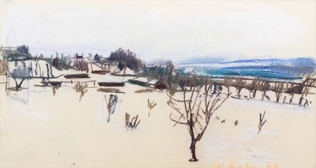 Wolf Kahn, ‘The Winter Valley’, 1984