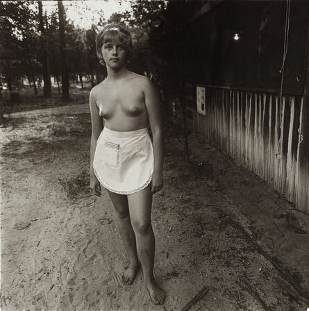 Diane Arbus, ‘A Young Waitress at a Nudist Camp, NJ’, 1963