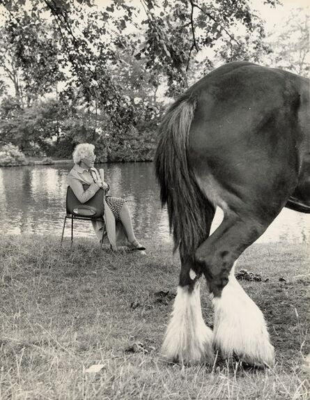 Shirley Baker, ‘Untitled (woman and horse)’, 1968