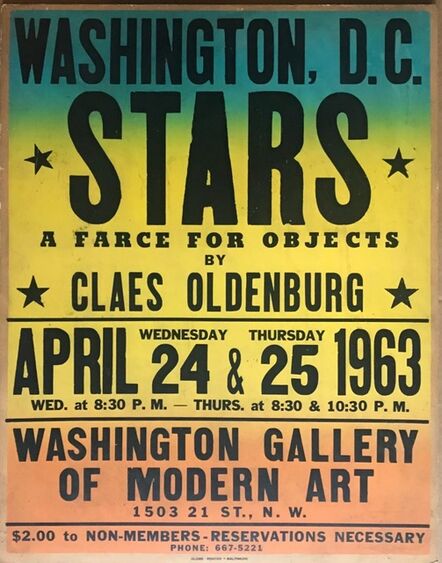 Claes Oldenburg, ‘Stars (Cat. Raisonne Ref: 29, Axsom & Platzker, 1997)’, 1963