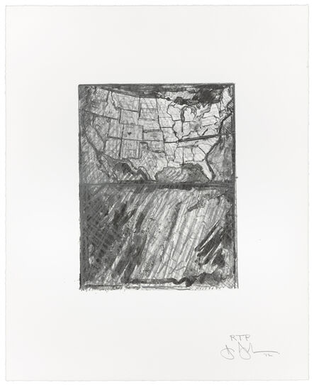 Jasper Johns, ‘Map’, 2012