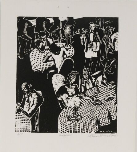 Lou Barlow, ‘Café Scene’, ca. 1935