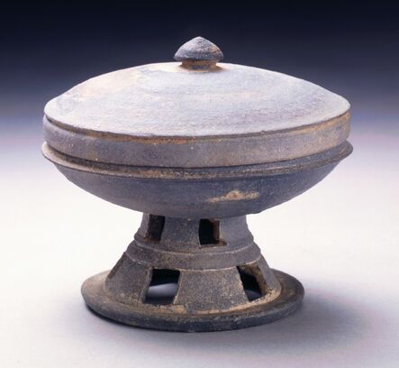 ‘Pedestal Cup with Lid’, 57 BCE - 935 CE