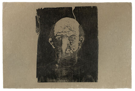 Jim Dine, ‘Woodcut Self Portrait (unique state proof)’, 1974