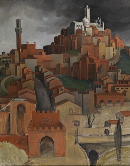 Sture Lundberg, ‘View of Siena from the Porta Ovile’, ca. 1922