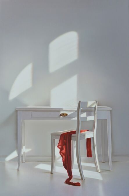 Edite Grinberga, ‘Desk with chair and red’, 2016