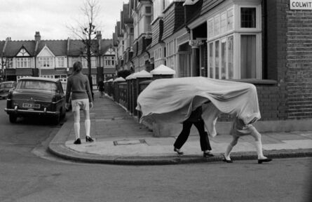 Homer Sykes, ‘Children playing in a suburban street, Wandsworth, London’, ca. 1970