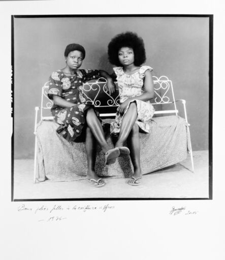 Ambroise Ngaimoko, ‘Deux jolies filles à la coiffure’, 1976