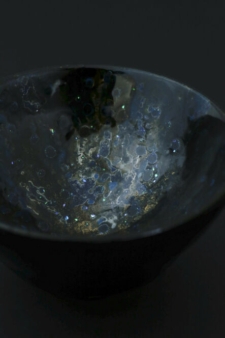 Sōyō and Shōdō Yamagishi, ‘Lacquer tea bowl 'Brilliant Sky'’, 2017