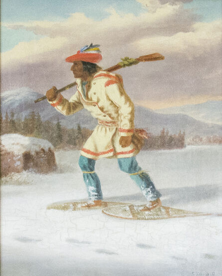 Cornelius David Krieghoff, ‘Indian Trapper’, 1854