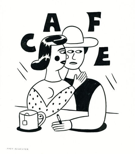 Andy Rementer, ‘Cafe’, 2014