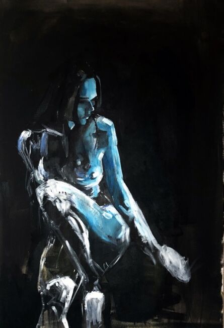 Emerald Padgett, ‘Black and Blue (a self-portrait)’, 2019