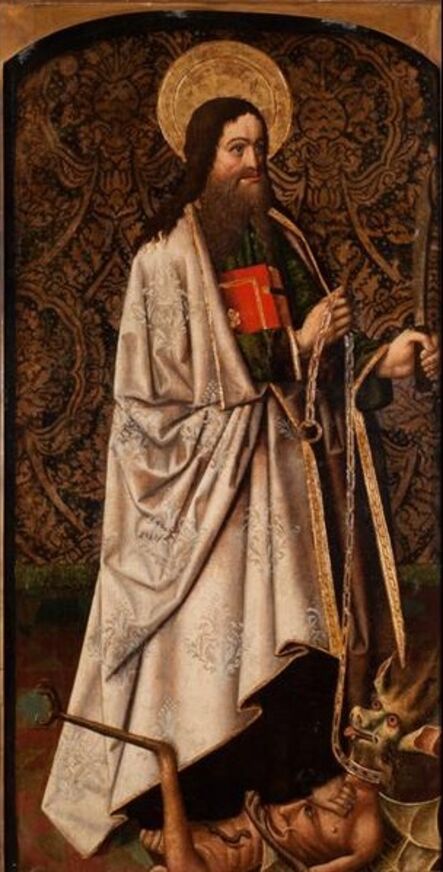 Fray Alonso de Zamora (attributed to), ‘Saint Bartholomew Vanquishing a Demon’