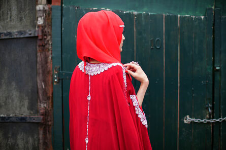 Mahtab Hussain, ‘Red Hijab, Red Dress and Bling’, 2013