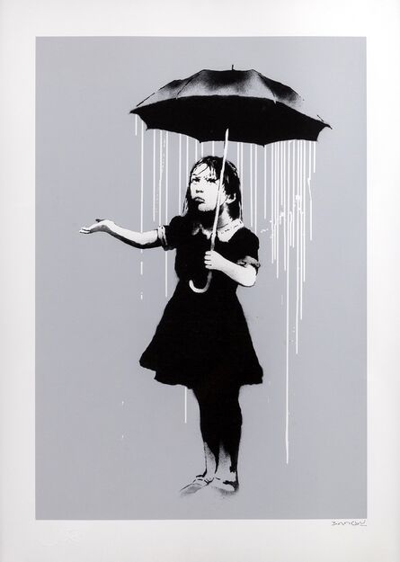 Banksy, ‘NOLA (White Rain) (Signed)’, 2008