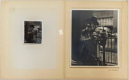 Ansel Adams, ‘Rare Vintage Silver Gelatin and Polaroid Photograph Prints Ansel Adams Portrait’, Mid-20th Century