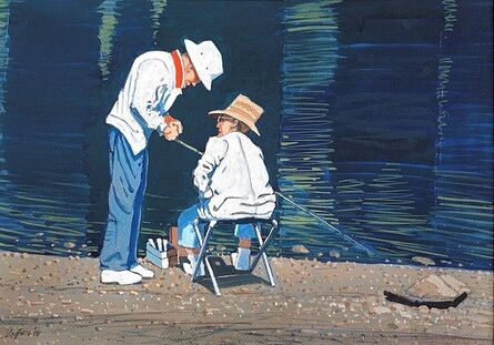 D.J. Lafon, ‘Men Fishing’, 1998