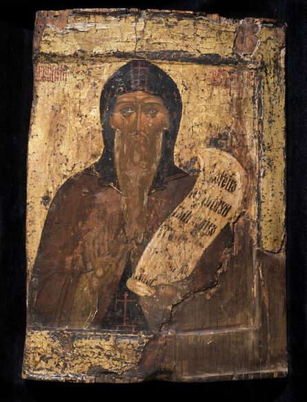 Icon, ‘St Nikitas the Anchorite of Pereslavl’, Early 16th century