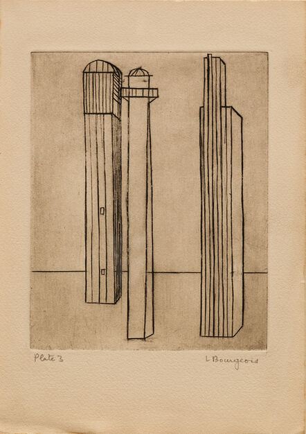 Louise Bourgeois, ‘He Disappeared into Complete Silence, Plate 3’, 1947